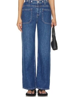 EUC We The Free Palmer Mid-Rise Wide Leg Jeans size 28